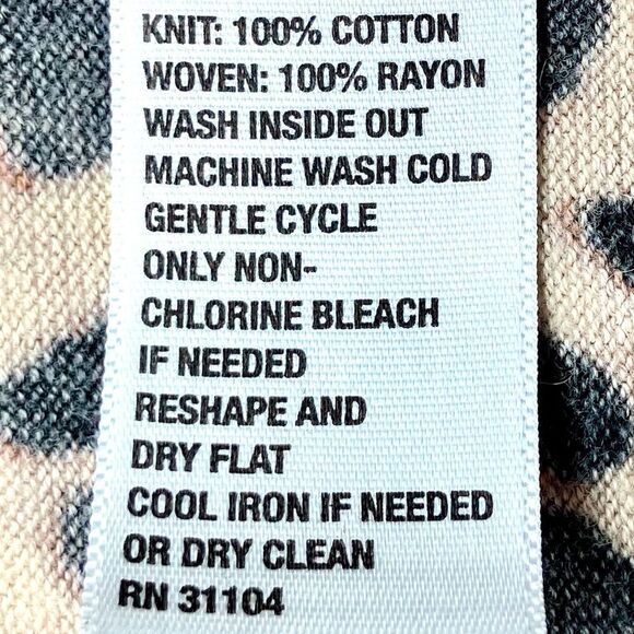 Crown & Ivy Animal Print 3/4 Sleeve Cardigan in Gold/Black Women’s XL - Picture 4 of 4